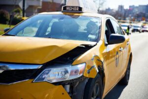 Wrecked Taxi