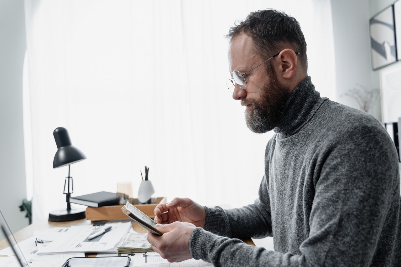 Man at deskN