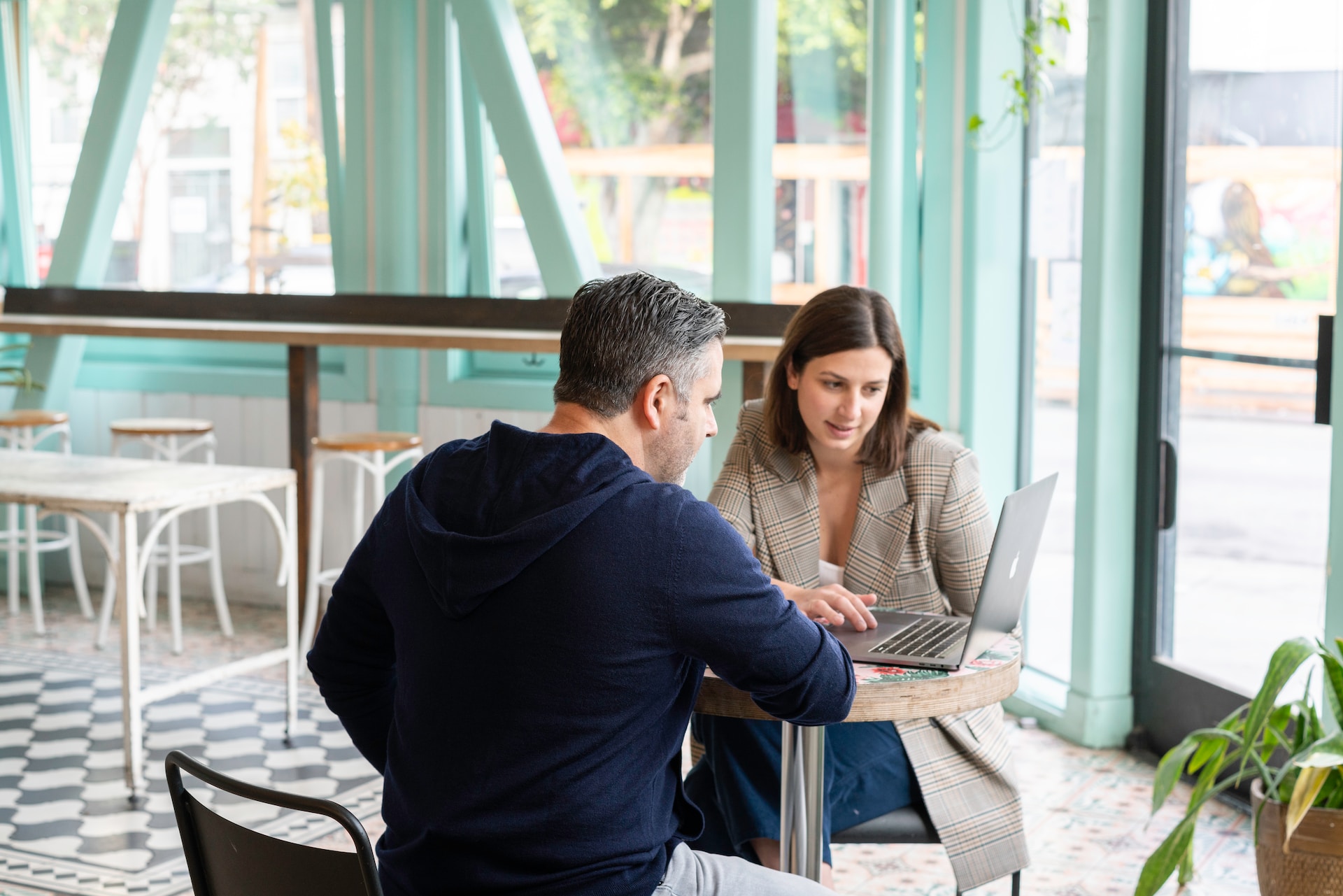 A man consulting a lawyer on renting an apartment with a criminal record